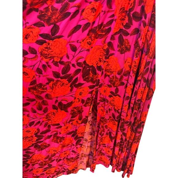 Able The Label by Anthropologie Floral Halter Backless Maxi Dress Size Small - Picture 7 of 8